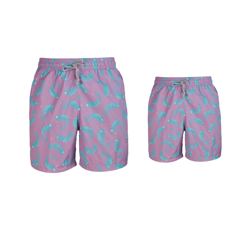 Lilac Chameleon Swim Shorts Bundle