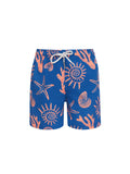 Navy Sea Life Baby Swim Shorts