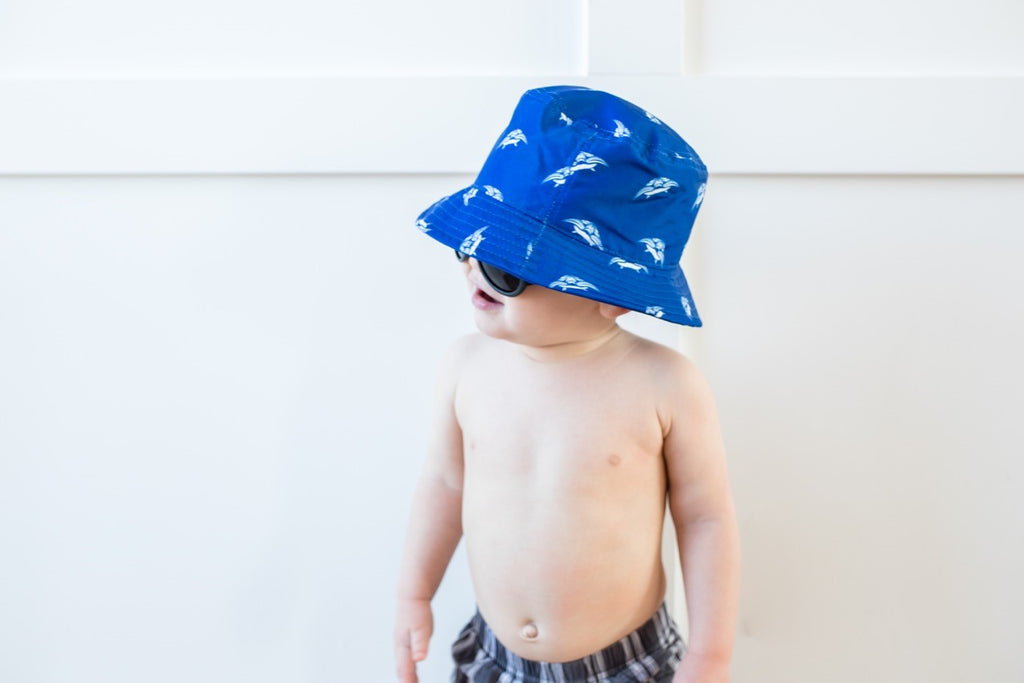 Kids Turtle Hat, Blue - RobertandSon