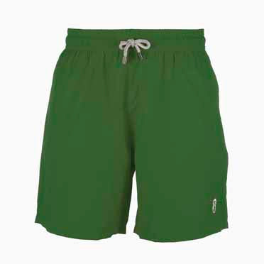 Green Plain - Boys Swim Shorts - RobertandSon