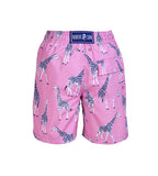 Pink Giraffe - Boy's Swim Shorts