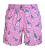 Pink Giraffe - Men's Designer Swim Shorts