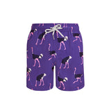 Purple Ostrich- Baby Swim Shorts