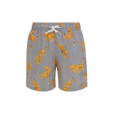 Grey Cheetah- Baby Swim Shorts