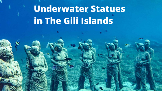 Underwater Statues in The Gili Islands