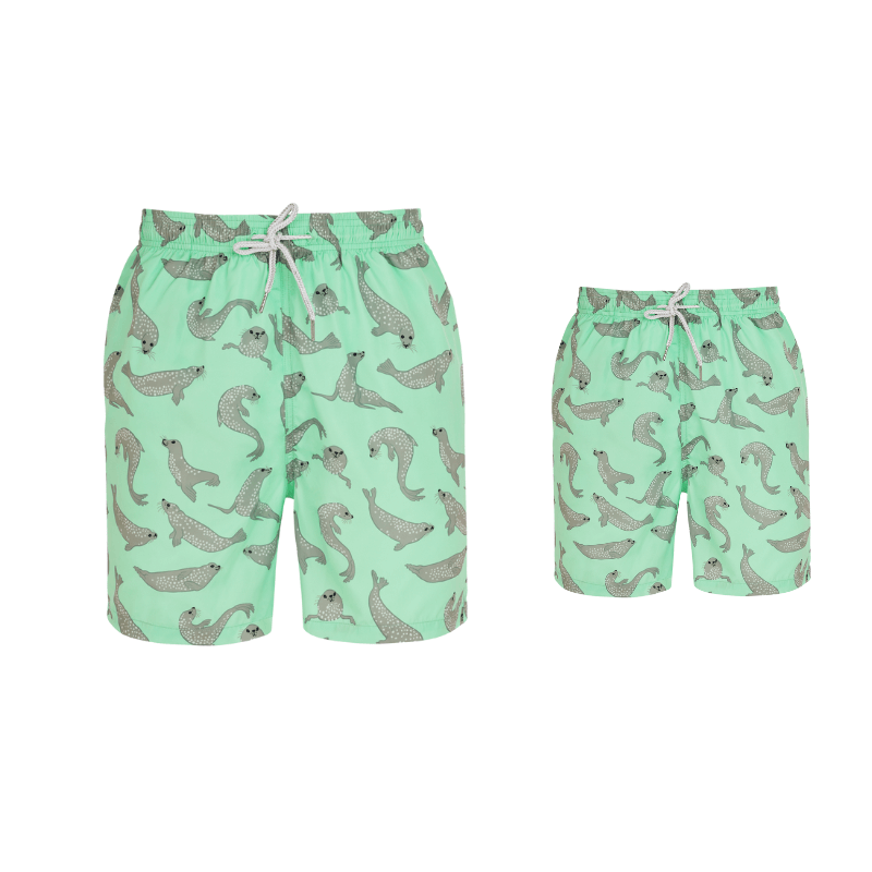 Green Seals Swim Shorts Bundle