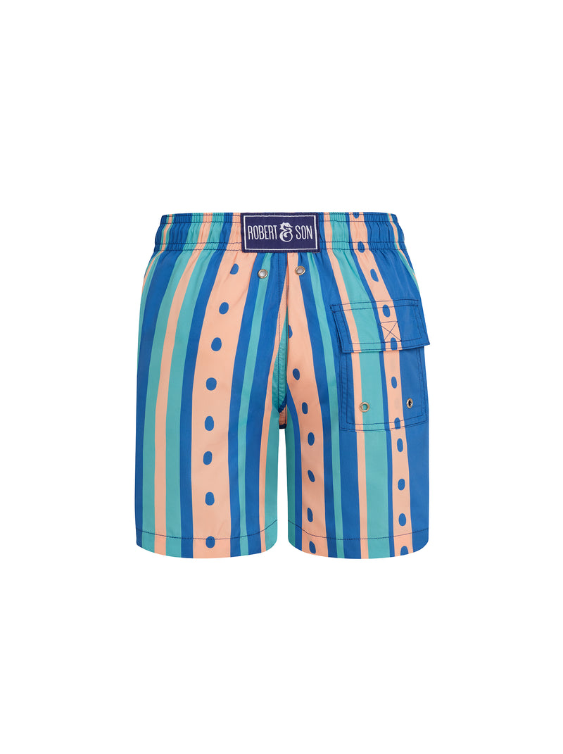 Mixed Summer Stripe Baby Swim Shorts