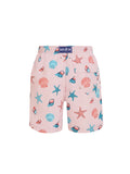 Pink Shell Starfish Men's Swim Shorts