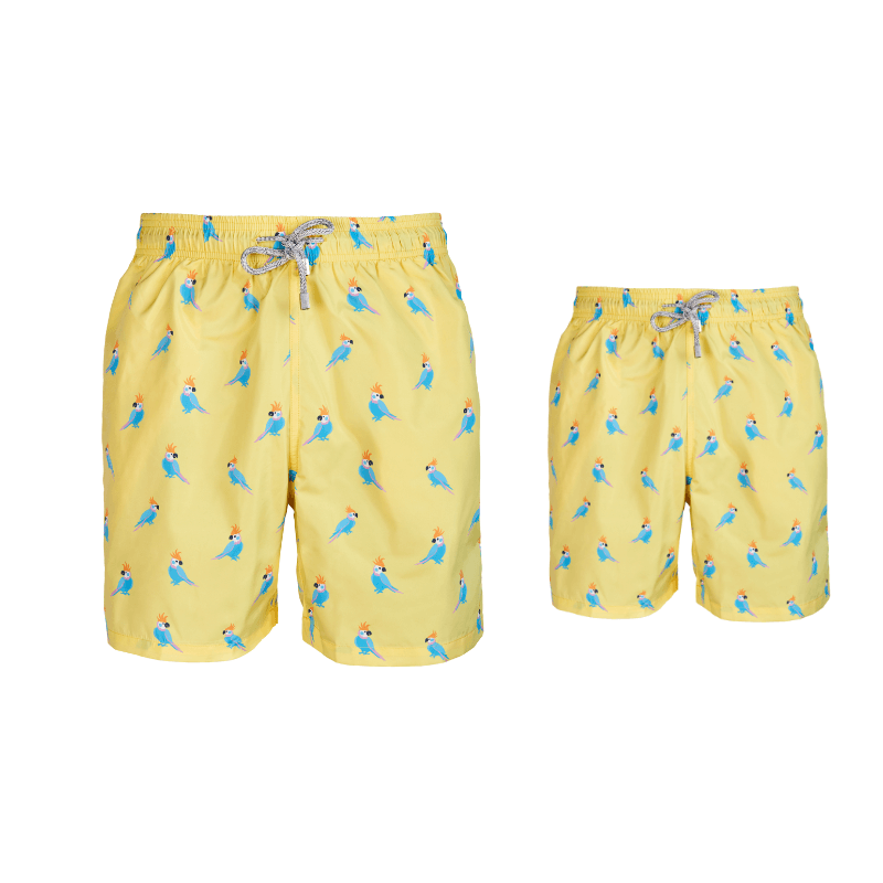 Yellow Parrot Swim Shorts Bundle