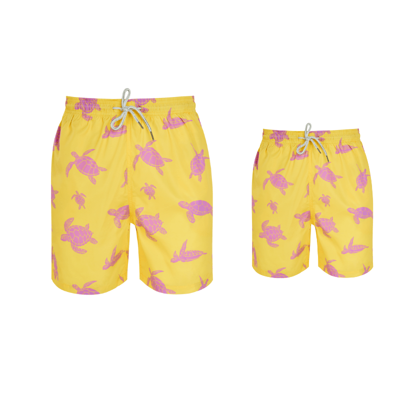 Yellow Turtles Swim Shorts Bundle