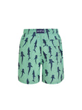 Green Whale Shark Men's Swim Shorts