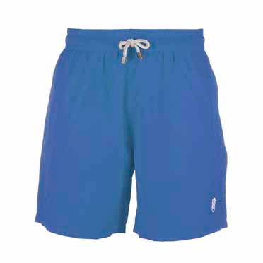 Stylish Plain Blue Swim Shorts for Boys
