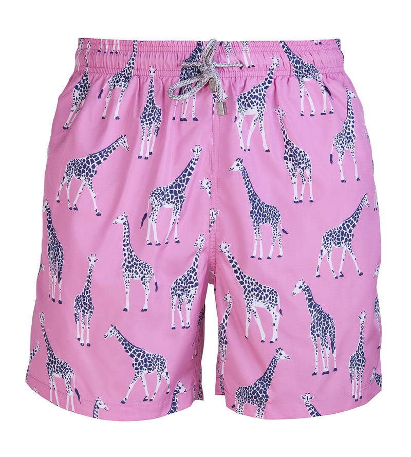 Pink Giraffe - Men's Designer Swim Shorts