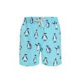 Ice Blue Penguins- Boys Swim Shorts