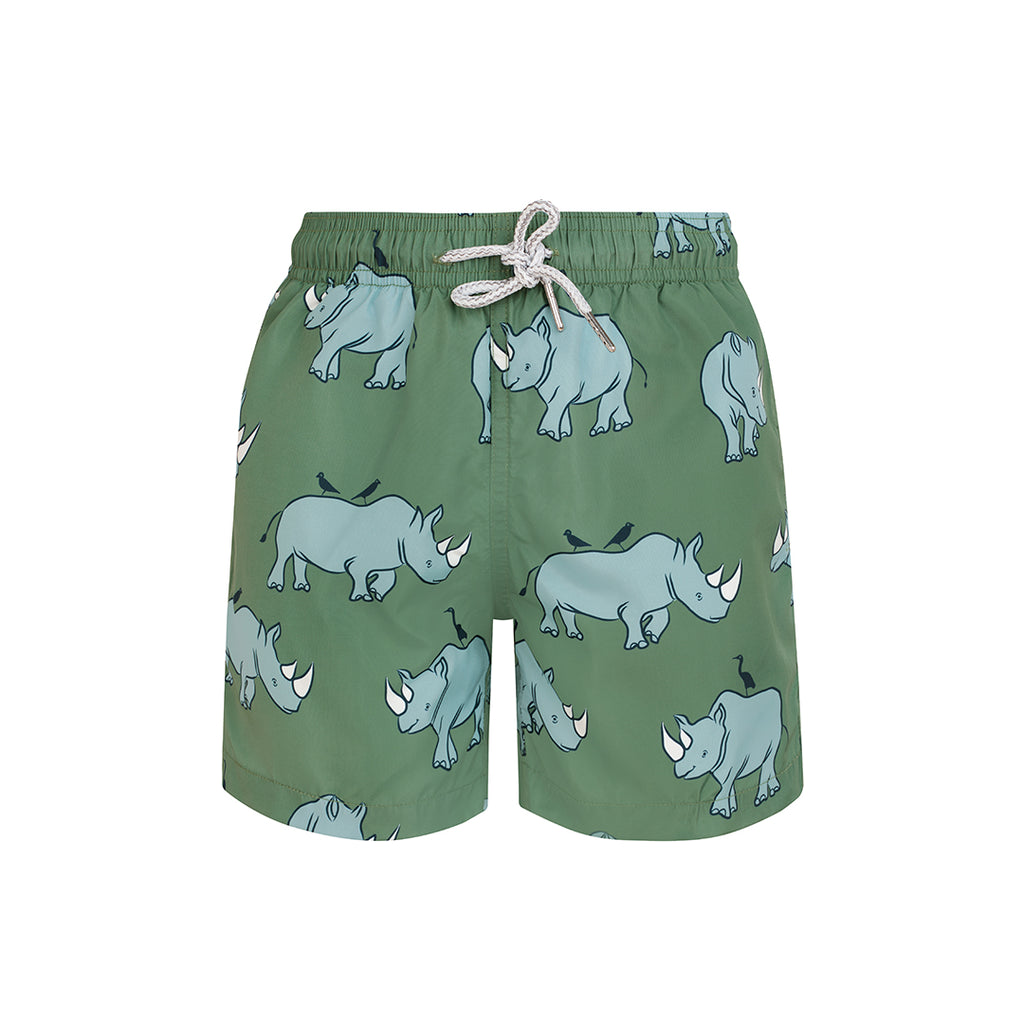 Green Rhino- Boys Swim Shorts