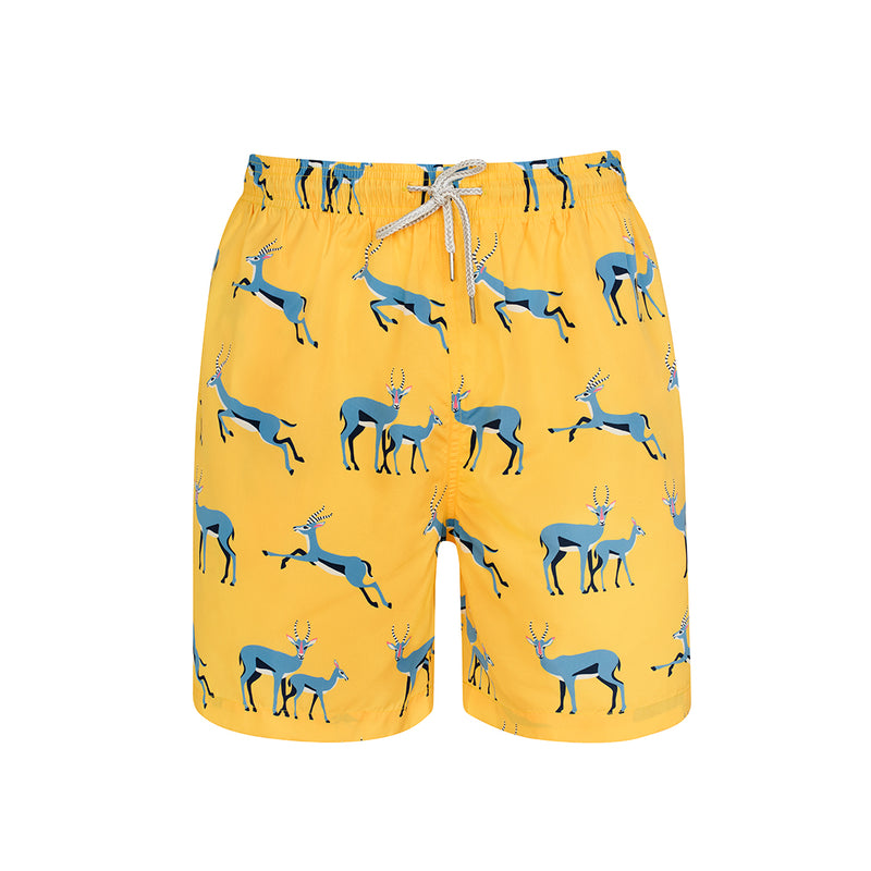 Yellow Springbok - Men's Swim Shorts