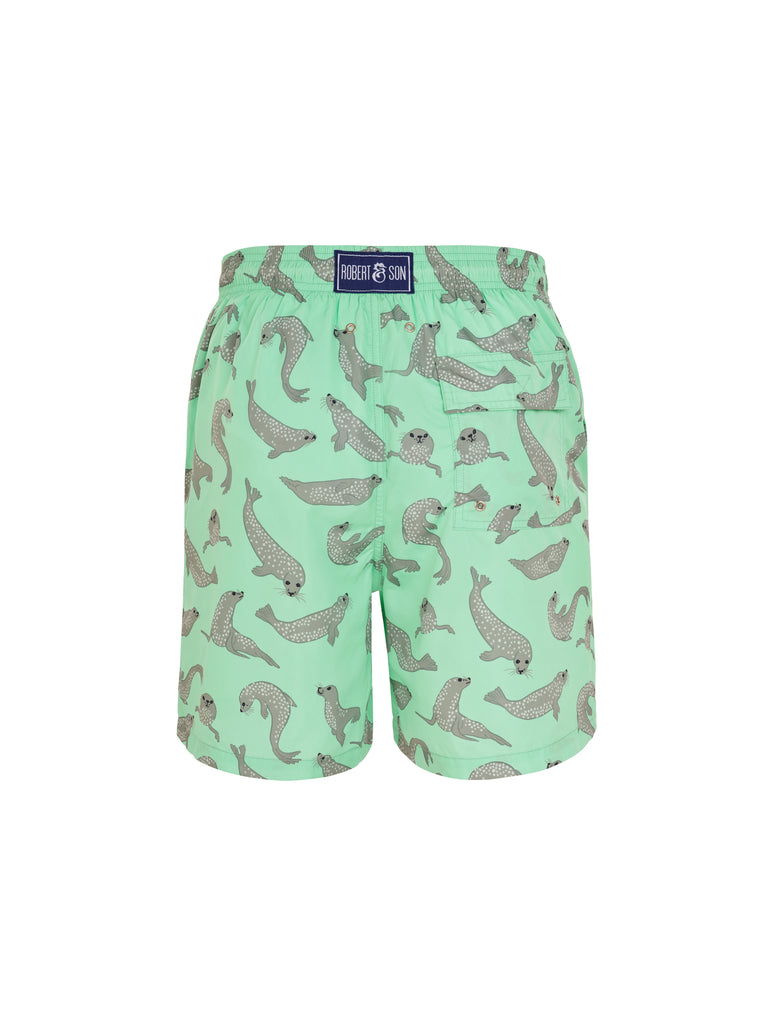 Green Seals - Boys Swim Shorts